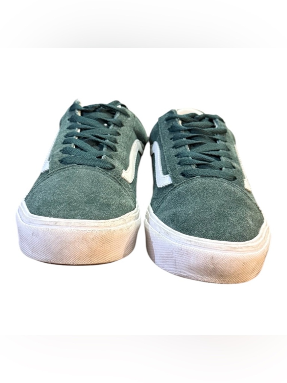 Vans ComfyCush Old Skool Distorted Off The Wall Trekking Green Women’s Size 7.5 - Picture 4 of 9